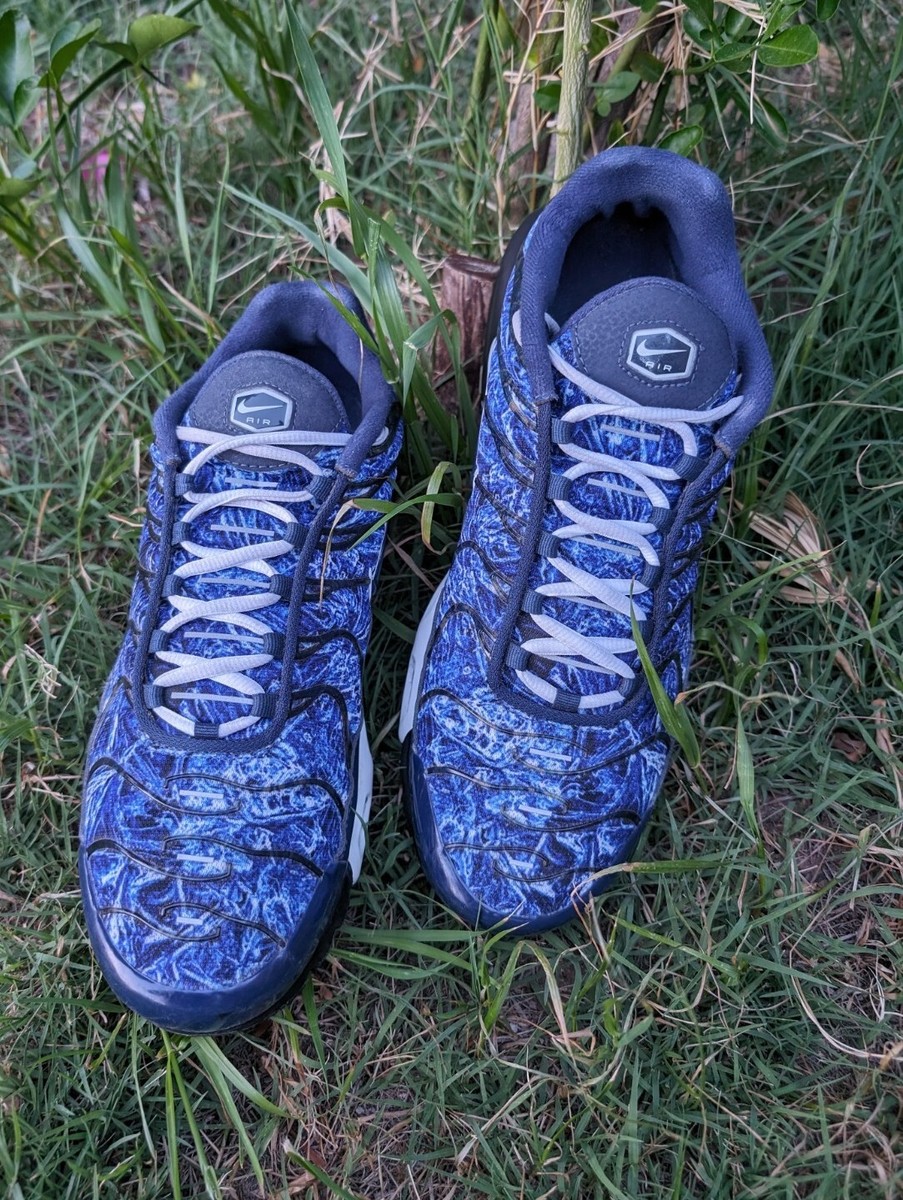 NIKE AIR MAX PLUS MIDNIGHT NAVY BLACK DO6384-400 MENS 11.5 US