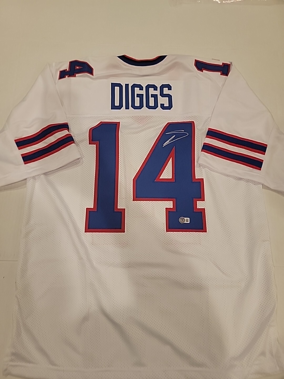 Stefon Diggs Autographed Signed Buffalo Bills White Pro Style Jersey- BAS 