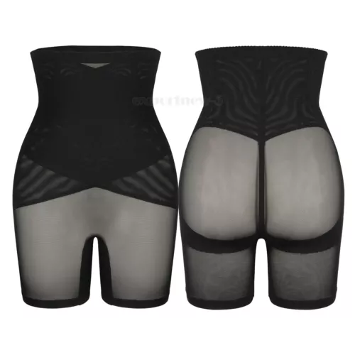 Women Slimming Body Shaper High Waist Pants Shorts Firm Tummy Control Shapewear - Picture 17 of 22
