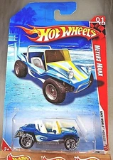2010 Hot Wheels Walmart #177 Race World-Beach 1/4 MEYERS MANX Blue w/BFGDR 5Sp