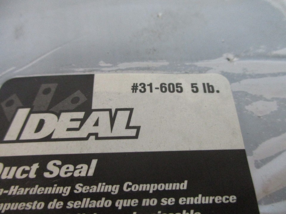 Ideal Duct Seal 31605 NonHardening Sealing Compound 5lb Bag New