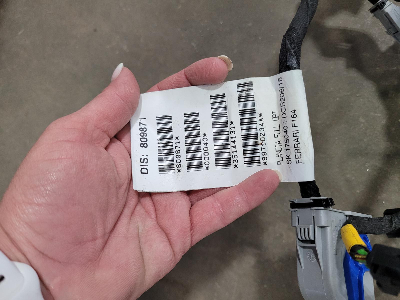 2017-2020 Ferrari Portofino Complete Dash Wire Harness; part# 809871, 795527