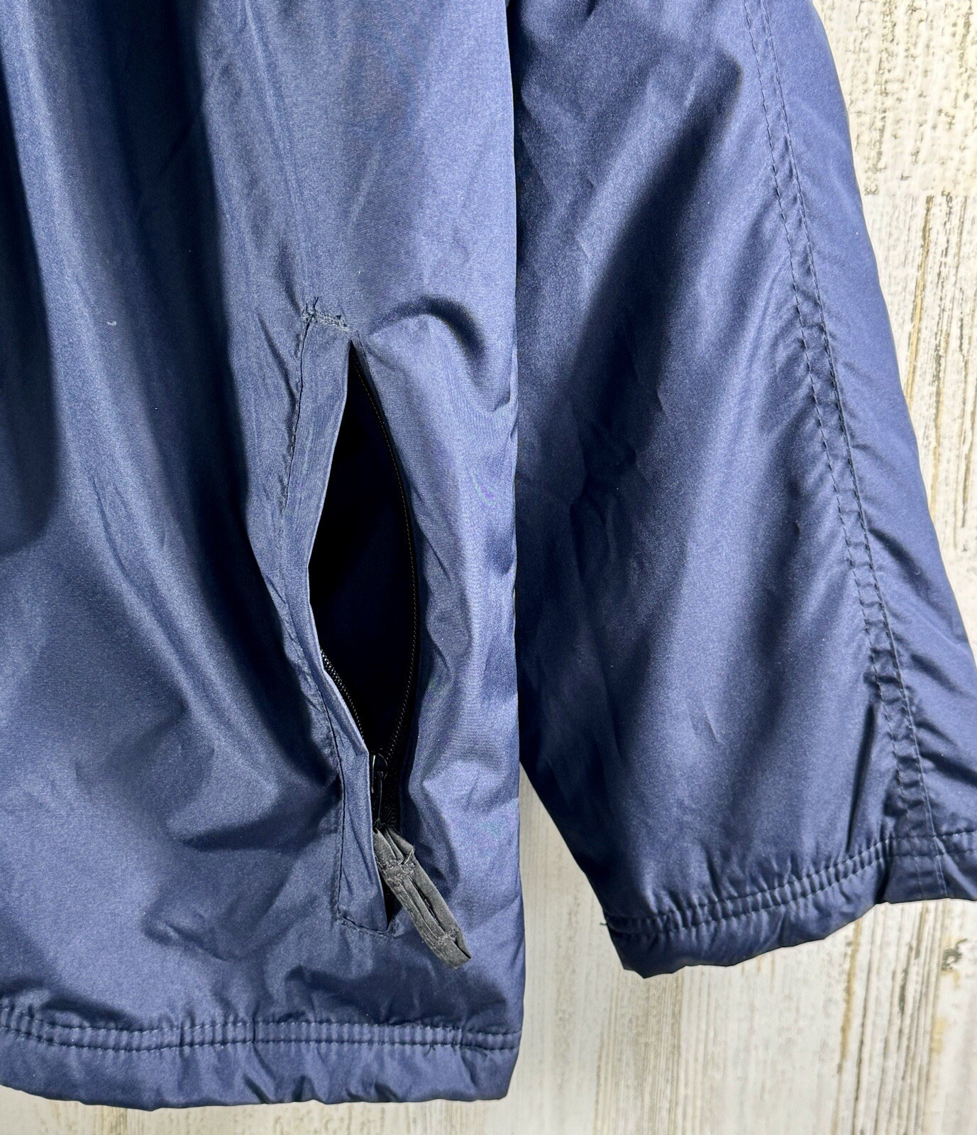 Basic Editions Men’s Collared Work Jacket Navy Bl… - image 5