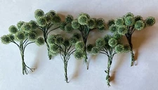 72 Beaded Fruit Berries Sugar Frosted Green w/ Blue Sparkle 2.5" Stem DIY Wreath