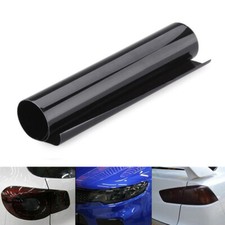 60*30cm Car Accessories Headlight Taillight Gloss Black Vinyl Wrap Film Sticker 