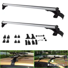Roof Rack Cross Bar 48" Car Universal Aluminum Top Luggage Cargo Carrier Rails