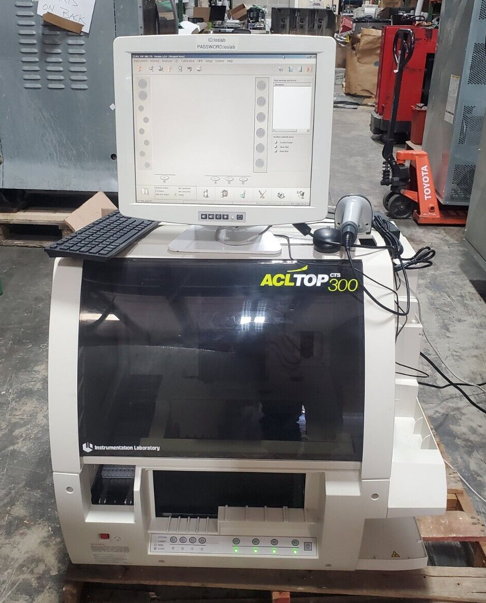 Instrumentation Laboratory ACL TOP CTS 300 Hemostasis Coagulation