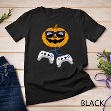 Halloween Jack O Lantern Pixelated Gaming Gamer Boys T-Shirt Unisex T-shirt