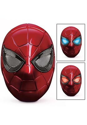 hasbro marvel legends spider-man iron spider electronics helmet DLR when he met and became friends with Tony Stark Marvel Legends Series Iron Spider