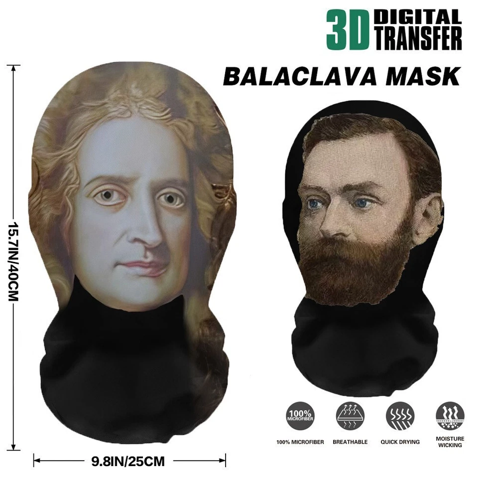 Hiphop Fashion Balaclava Breathable Mask Cosplay Headwear Elastic Mesh Full Face - Image 3 of 4