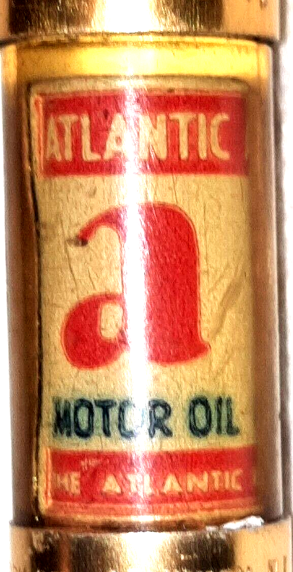 FLOATY"ATLANTIC MOTOR OIL"CAN *Standard Oil Sales Co*Tel.3852*Odessa
