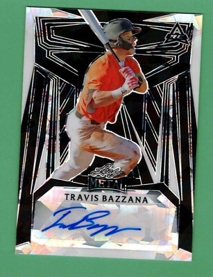 2023 LEAF METAL TRAVIS BAZZANA AUTO BLACK CRYSTAL PARALLEL 4/4 GUARDIANS