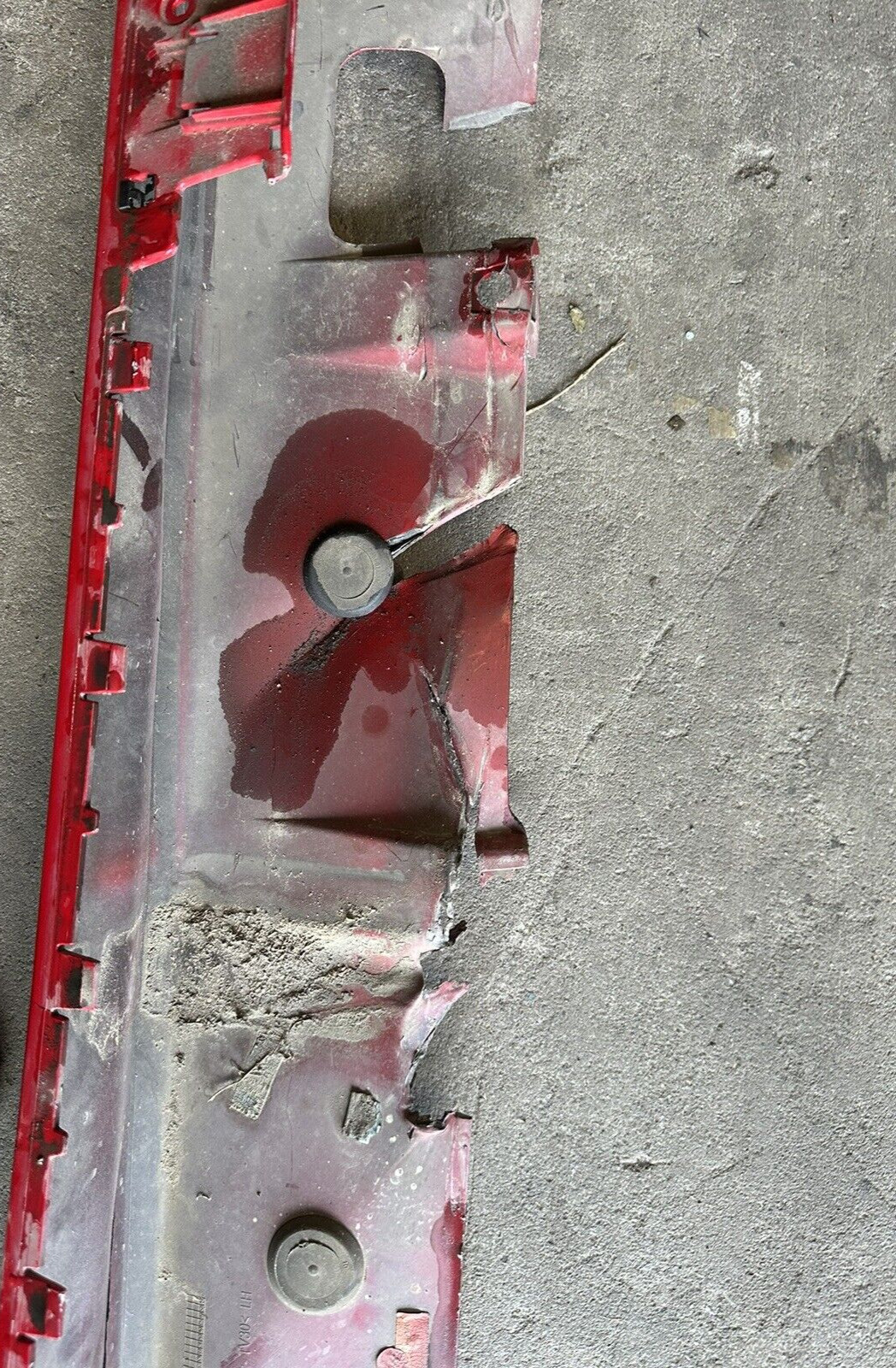 2017 AUDI R8 LEFT DRIVER SKIRT ROCKER MOLDING PANEL OEM 4S0853855 ~DAMAGE~