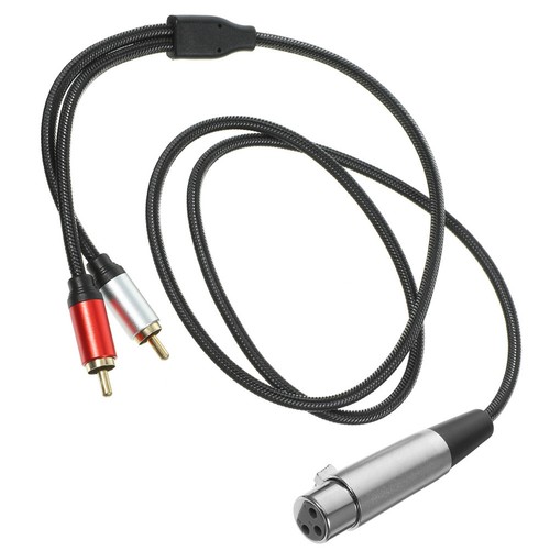 to Line Microphone Converter Wire Xlr Balanced Audio Cable - Afbeelding 10 van 12