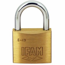 Ifam E40 Brass Padlock 40mm KA2 (IF34022)