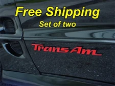 Side door emblem overlays Letters For 1993-2002 93-02 Firebird Trans am set