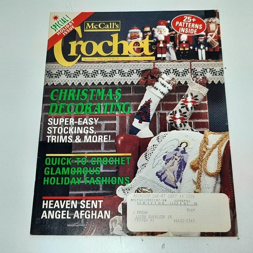 Lot of 3 McCall's Crochet Patterns Magazines, 1992-1994 - Picture 2 of 4