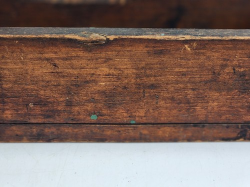 Antique/Vintage Wood Two Section Cutlery Tray Box - Picture 12 of 20