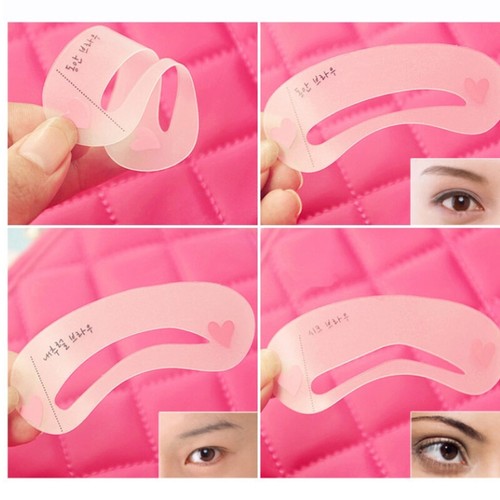 2 Pcs Eyebrow Stencil Eyebrow Shaper Kit Reusable Eyebrow Template - Picture 5 of 5