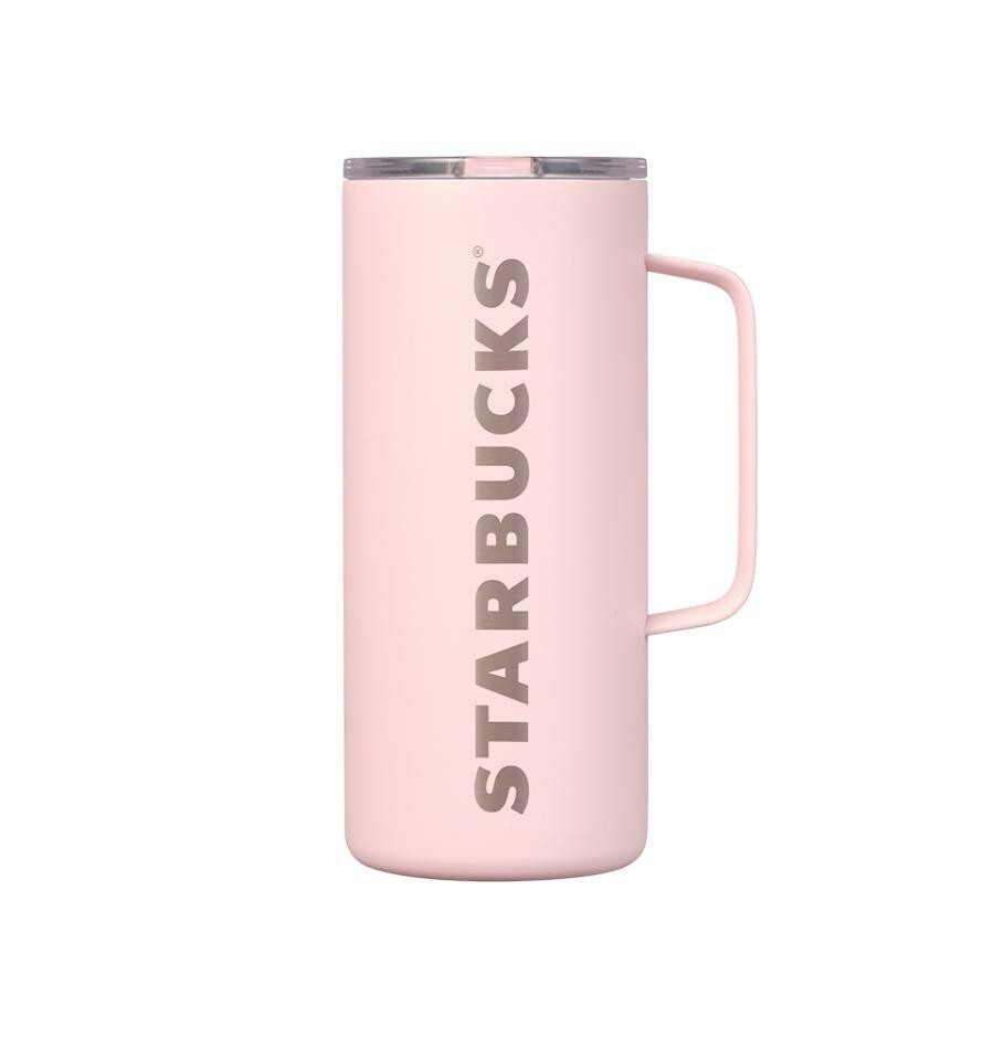 STARBUCKS Korea 2025 Valentine's Day Dear Love Tank Pink Handle