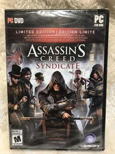 NEW Assassin's Creed Syndicate Limited Edition PC DVD-ROM Game Sealed