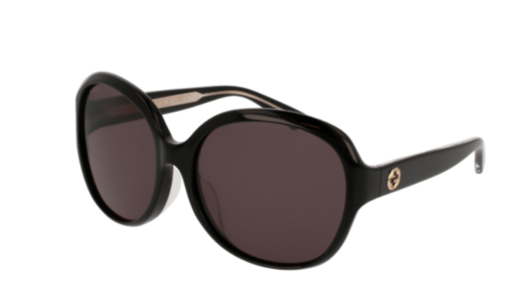 Gucci GG0080SK 001 Black/Smoke Round Women's Sunglasses. | eBay Gucci GG0080SK 001 Black/Smoke Round Women's Sunglasses. | eBay