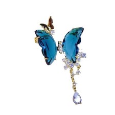 Elegant Floral Brooch Pins for Women - Stylish Personalized Design Rhinestone...
