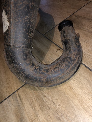 Auspuff Krümmer YZ 125 YZ125 Yamaha Pipe 1989 OEM - Bild 2 von 3
