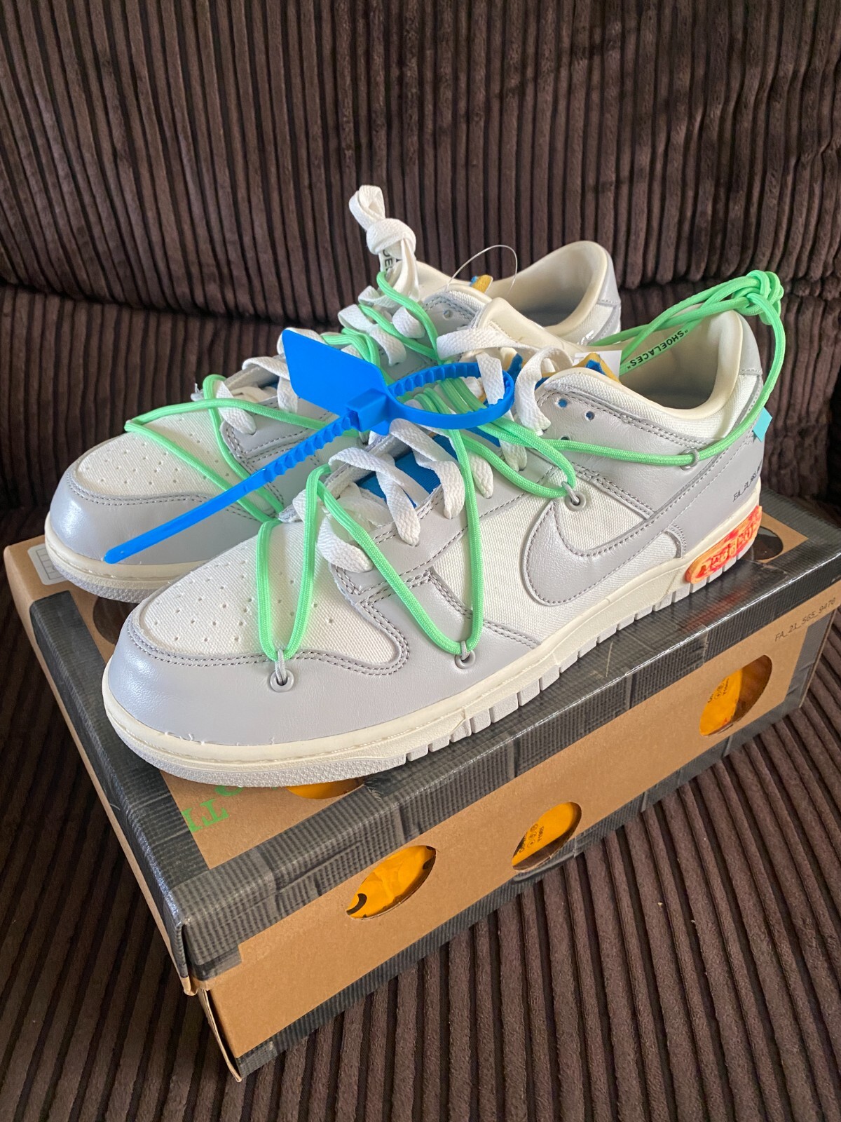 OFF WHITE X NIKE Nike Dunk Low x Off White lotto 26 50 UK10 US11 100% AUTENTICO✅SPEDIZIONE VELOCE ?