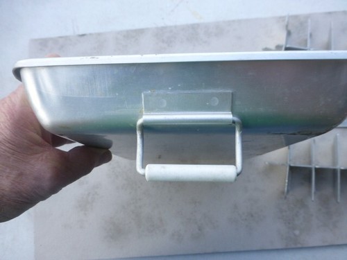 Westinghouse 1950's double ice cube tray aluminum with divider and pull G5 - Picture 6 of 7
