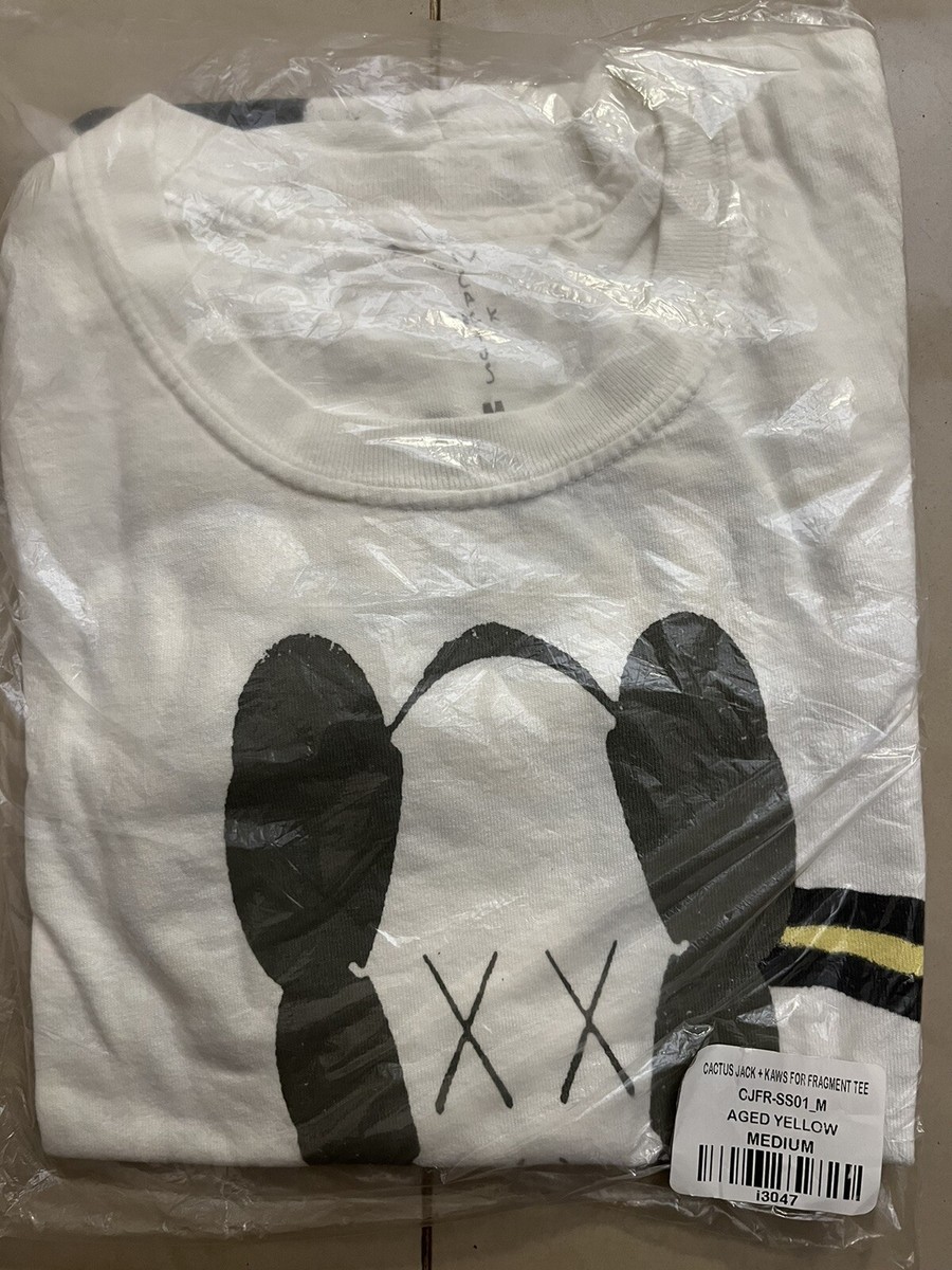 Travis Scott Cactus Jack x KAWS For Fragment Tee Men's Size