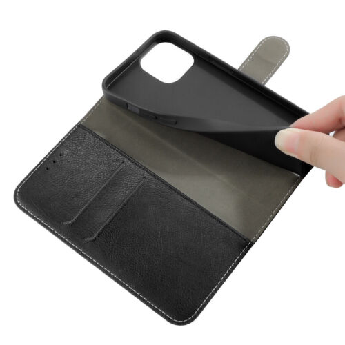 Magnetic Premium Leather Flip Wallet Case For iPhone 15 Pro max, 14, 13, S24 S23 - Picture 17 of 45