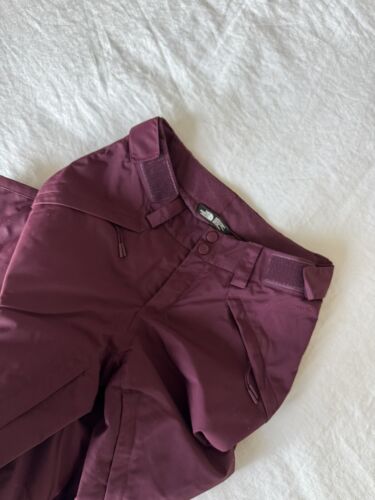The North Face Freedom Insulated Ski Pant Women XS Burgundy - Picture 2 of 7