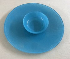 MODERNARIATO-DESIGN-VETRI DECORATIVI-VASSOIO E CIOTOLA-PIACEVOLE DECORO-UTILI