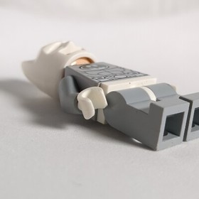 Lego DC Super Heroes Minifigure Arctic Batman From Set 76000 no cape