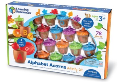 Learning Resources Acorn Activity Alphabet Letters 78pc Learning Toy Ages 3+