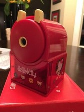 Authentic Excellent Vintage Hello Kitty Sanrio 1994 Rare Manual Pencil Sharpener