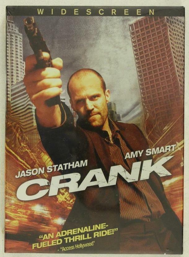 NEW DVD Movie CRANK Jason Statham Amy Smart Dwight Yoakam