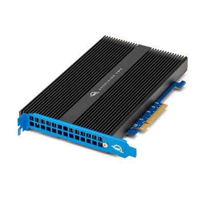 OWC Accelsior 4M2, Four-Slot NVMe M.2 SSD to PCIe 3.0 Expansion Card for Mac Pro