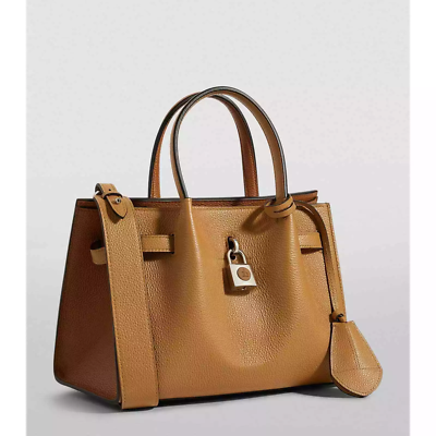 LANVIN / バッグ/レザー/BEG/無地 Lanvin Bogey Top Handle Bag Small Sahara/Wood NEW | eBay