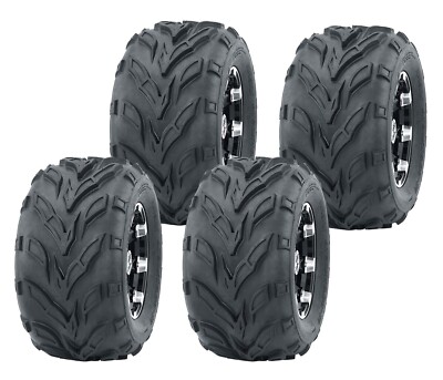 14 In Atv Tires 145/70-6 Tire 4pcs ATV Go Kart Tires 145/70-6 4PR P361 B 4 Ply Rated Black New With Mini Bike Tire 145/70-6 Tires With Rims - Foto 6