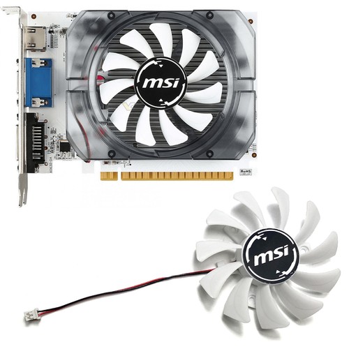 Replacement Graphics Card Cooling Fan for MSI GeForce GT 730 2GB V3 - Afbeelding 5 van 5
