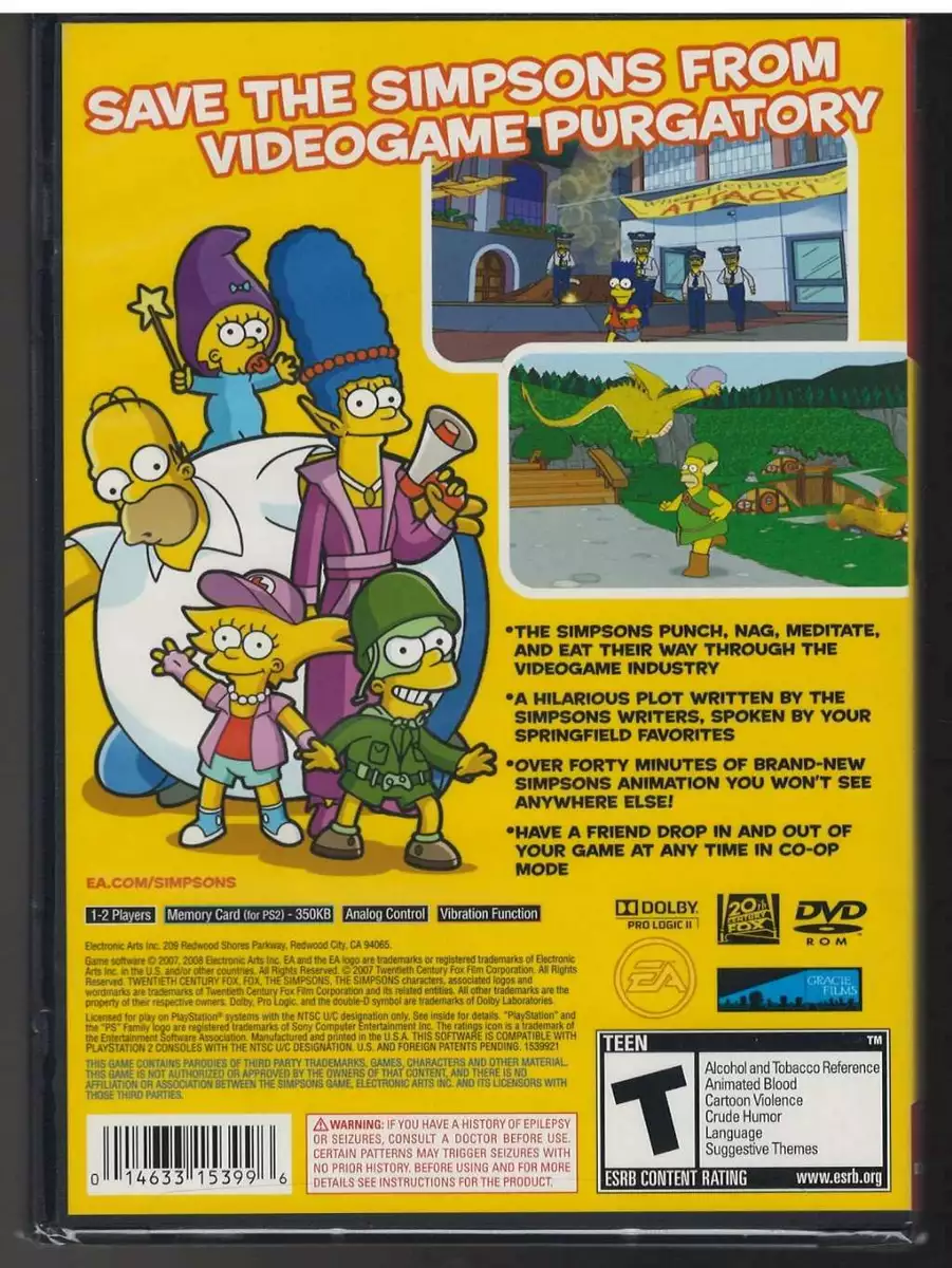 The Simpsons Game (greatest Hits) - Playstation 2 : Target