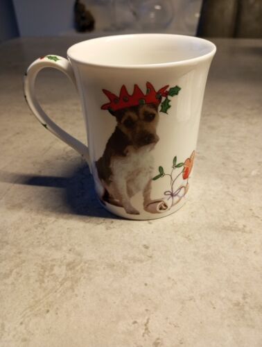 Hudson And Middleton Festive Dog Party Poopers Fine Bone China Mug - Picture 1 of 9