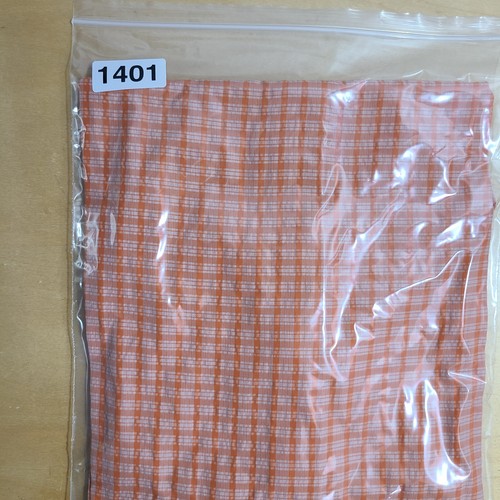 Simms Shirt Mens Large Orange Plaid Seer Sucker Nylon Outdoor Fishing EUC Button - Picture 16 of 16
