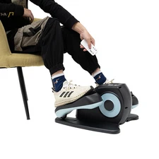 Electric Under Desk Elliptical Trainer with Remote Control & LCD Display
