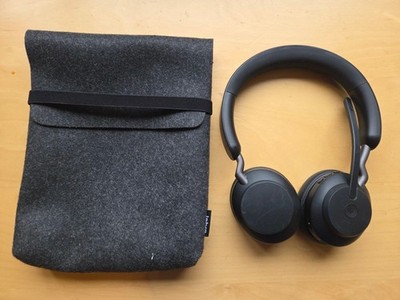 Jabra Evolve2 65 USB-C Wireless Headset  - inkl. originale Tasche - ohne Dongle