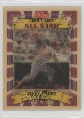 1992 Sportflics Kellogg's Corn Flakes All Stars Tony Perez #2 HOF 0z0n
