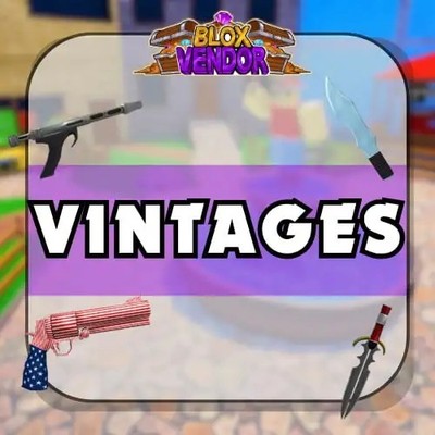 Murder Mystery 2 MM2 Vintage Bundle Godly Knifes and Guns
