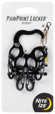 Nite Ize PawPrint Locker Stainless Steel KeyRack